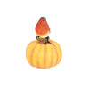 Esschert design rouge-gorge sur citrouille