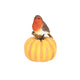Esschert design rouge-gorge sur citrouille