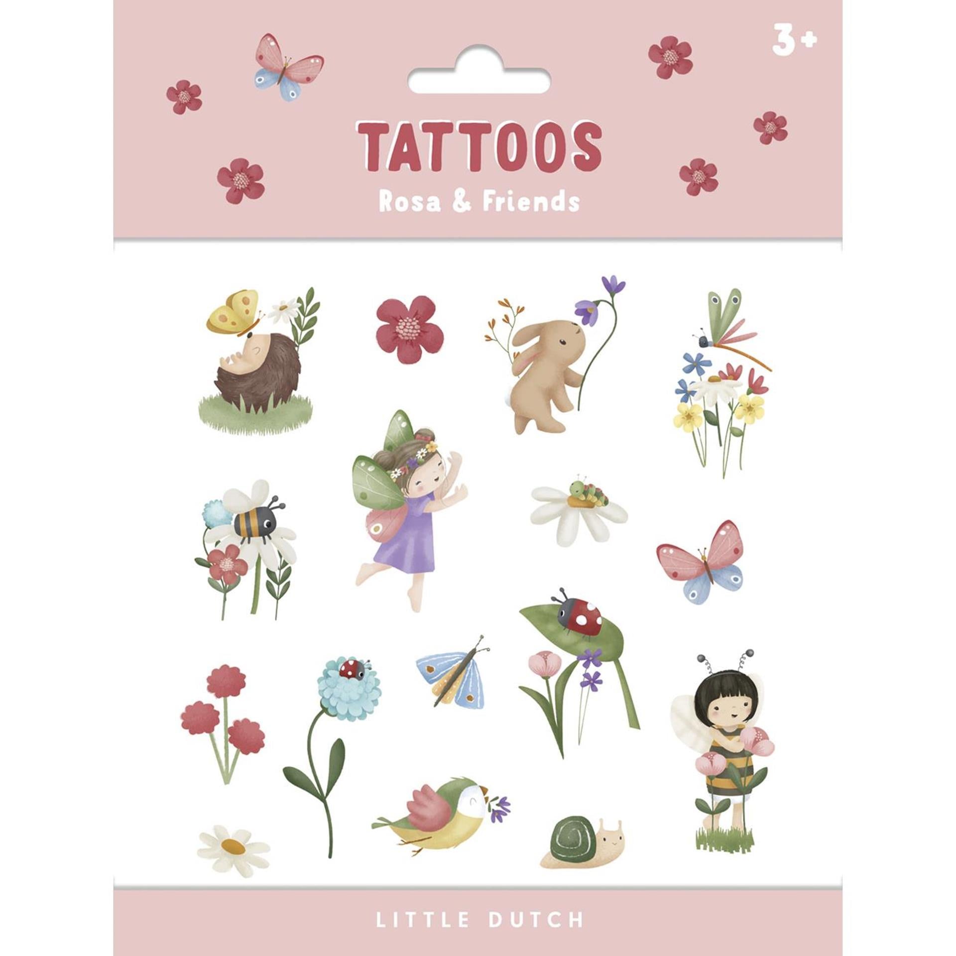 Petits tatouages hollandais Rosa Friends