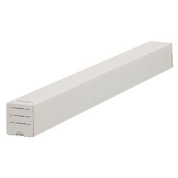 Tube d'expédition carré Tidypac 75x750x75 blanc
