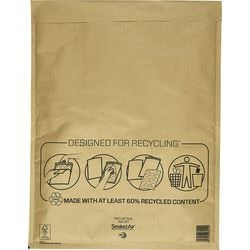 Enveloppe à bulles scellée air mail lite lite 79 g/m² jaune doré