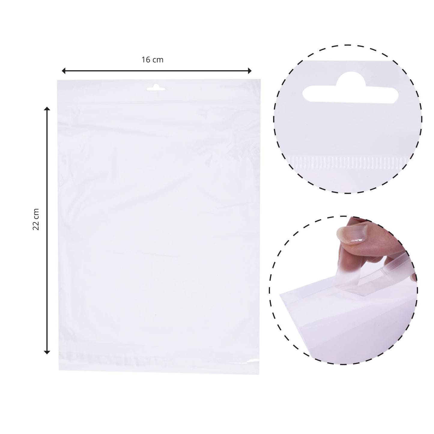 Vaessen creative • sachet d'étiquettes 16x22cm a5 100pcs
