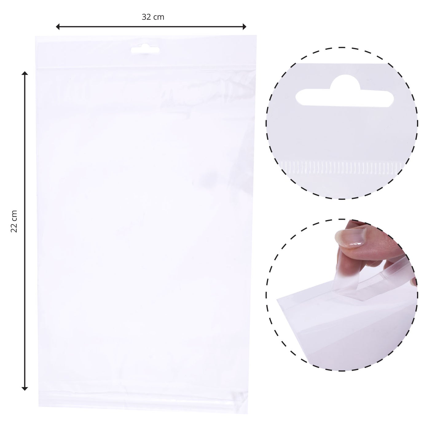 Vaessen creative • sachet d'étiquettes 22x32cm a4 100pcs