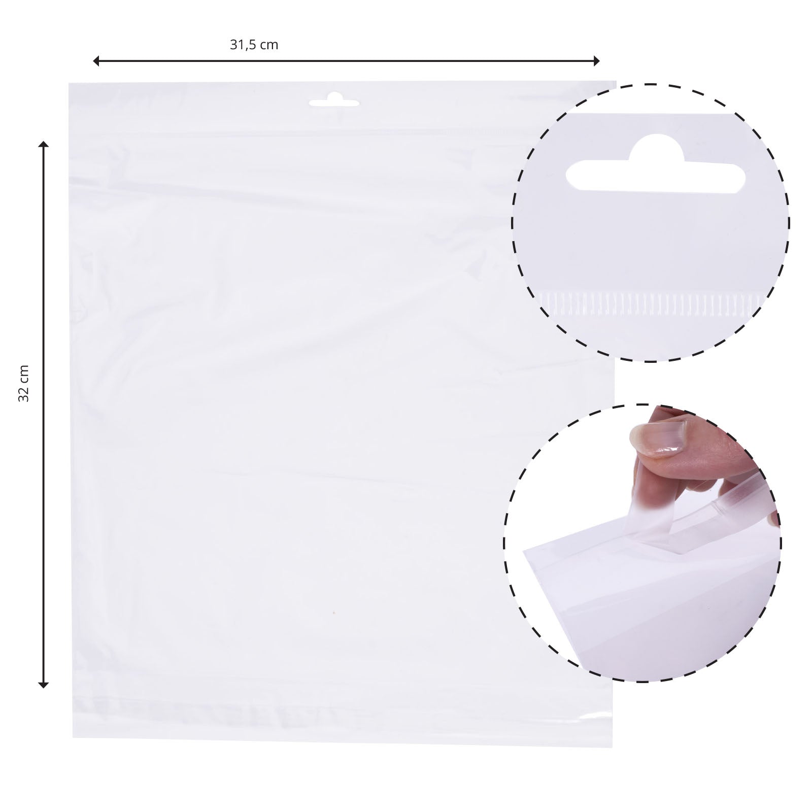 Vaessen creative • sachet d'étiquettes 31,5x32cm 12x12 50pcs