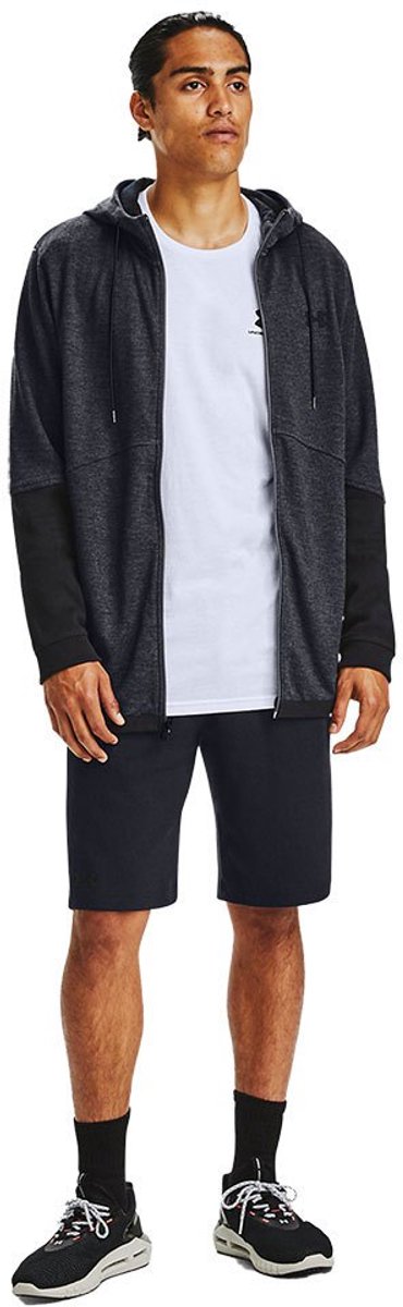 Under armour ua sportstyle left chest ls-wht chemise de sport homme - blanc - noir