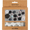 Moules en silicone Creativ company, roses, h : 0,5-1 cm, l : 0,8-4 cm, 1 pièce