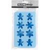 Moules en silicone Creativ company, cristaux de glace et homme à biscuits, h : 2,5 cm, l : 3 cm, l : 4,5 cm, 12,5 ml, 1 pièce