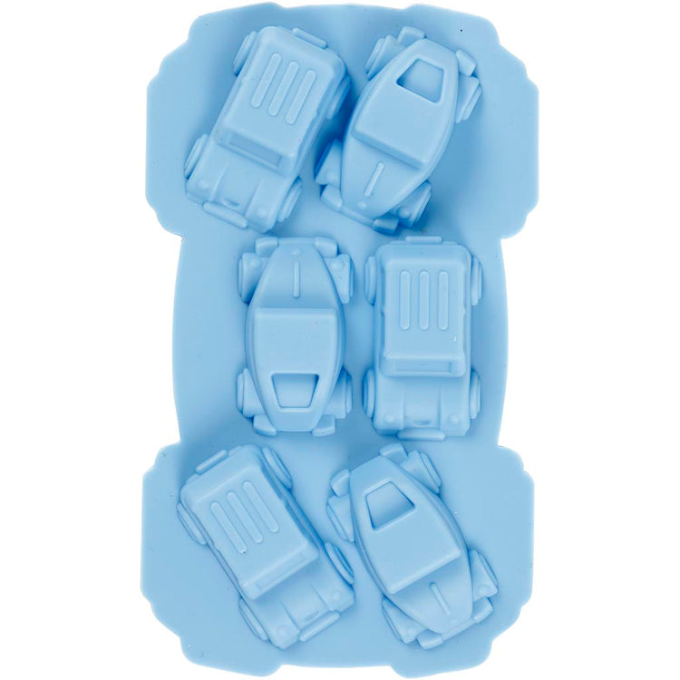 Creativ company moules en silicone, voitures, h : 2,5 cm, l : 3 cm, l : 4,5 cm, 12,5 ml, 1 pièce