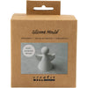 Creativ company moules en silicone, ange :, h : 9,5 cm, l : 7 cm, transparent mat, 1 pièce 1 boîte