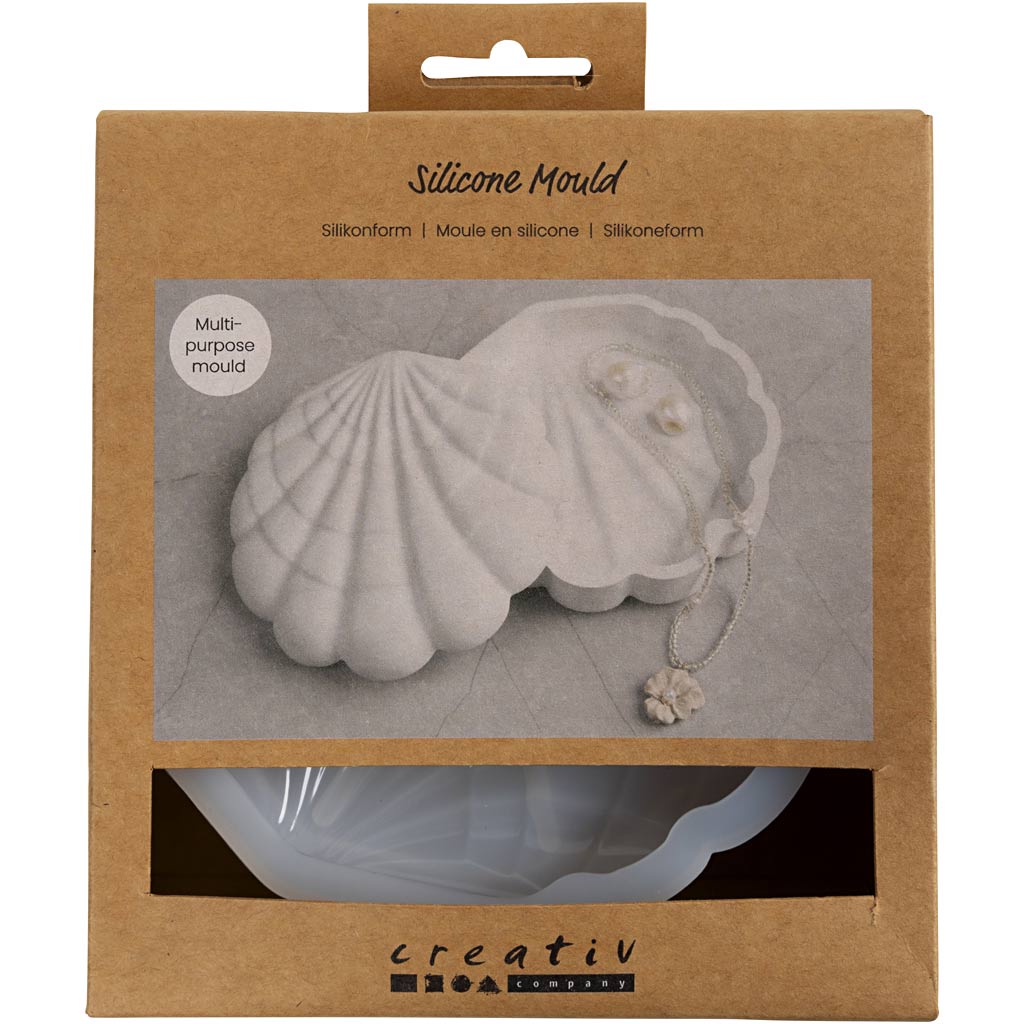 Moules en silicone Creativ company, moule, h : 3 cm, l : 13,2 cm, l : 13,3 cm, 1 pièce