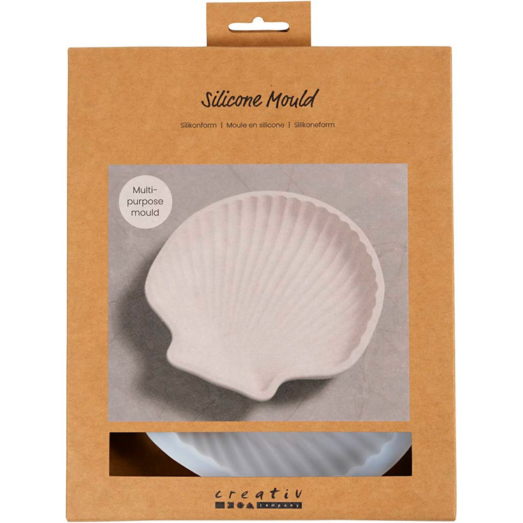 Moules en silicone Creativ company, coquille de moule, h : 2,5 cm, l : 14,5 cm, l : 14 cm, 1 pièce