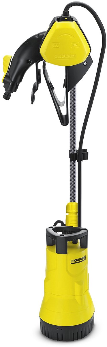 Pompe d'irrigation pour fût Kärcher bp 1 - pompe pour fût de pluie - débit d'eau 3 800 l h - hauteur 11 m - profondeur de la pompe 7 m