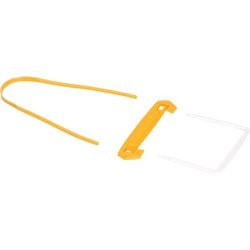 Boîte de banquiers à pince pour fichiers 1189101, plastique jaune
