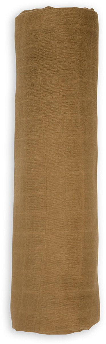 Lulujo - tissu hydrophile - emmaillotage - bambou - 120x120 cm -tan