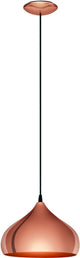 Lampe à suspension Eglo hapton - e27 - ø 29 cm - cuivre