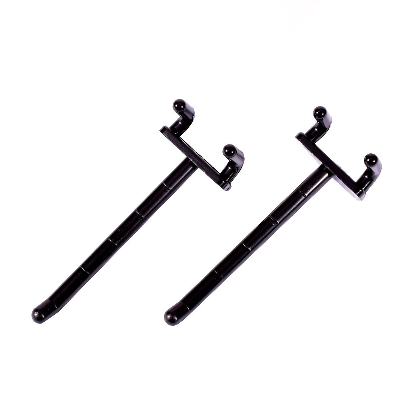 Vaessen creative • crochet plastique suspendu 7,5cm noir 64pcs