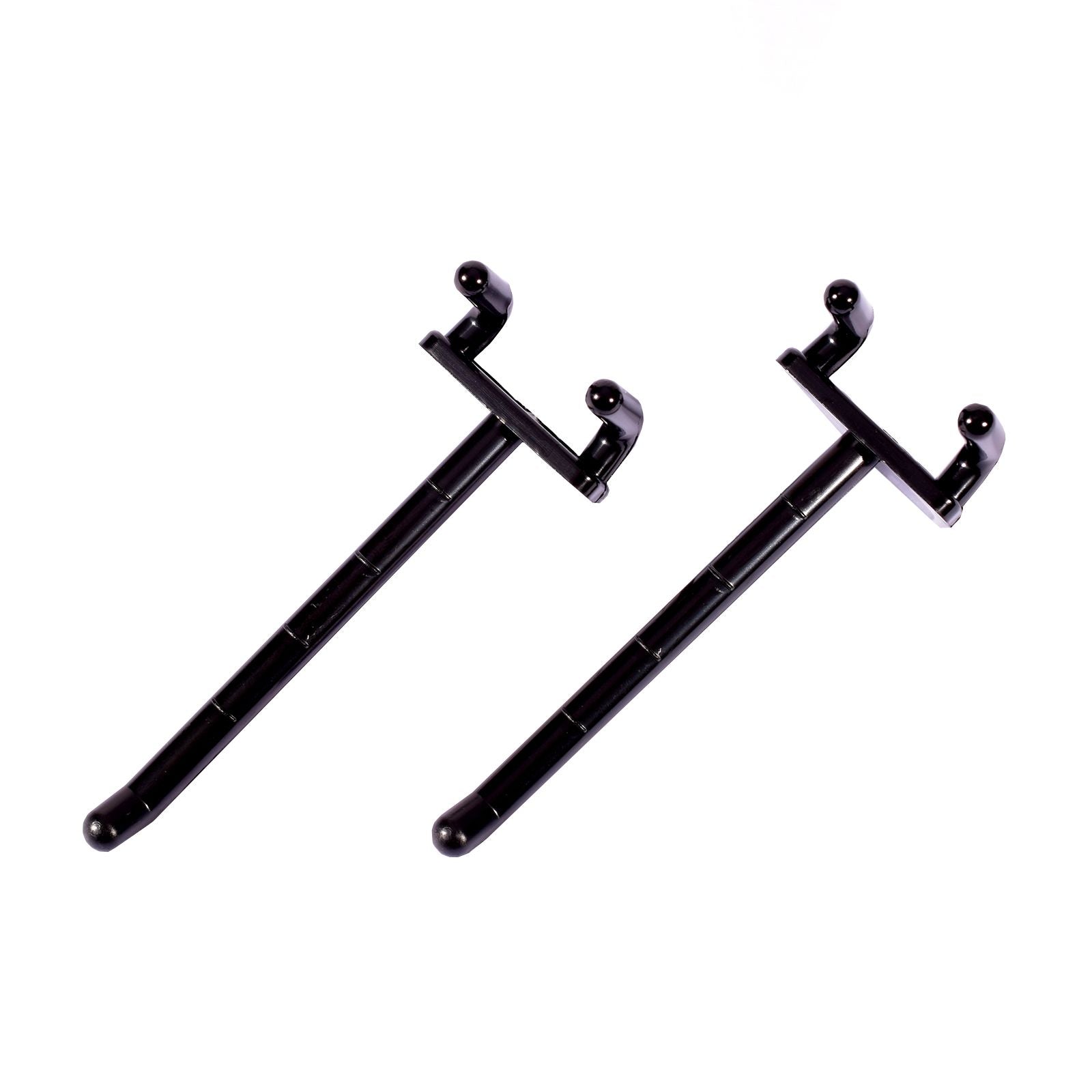 Vaessen creative • crochet plastique suspendu 7,5cm noir 64pcs
