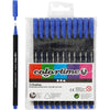 Feutres fins Colortime, largeur de trait 0,6-0,7 mm, bleu foncé, 12 pièces 1 boîte