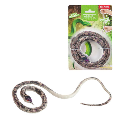 Toi-toys monde animal serpent réaliste 60cm