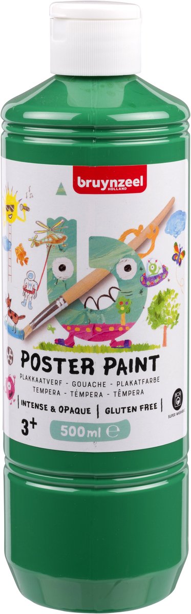 Bruynzeel • gouache pour affiches 500ml vert