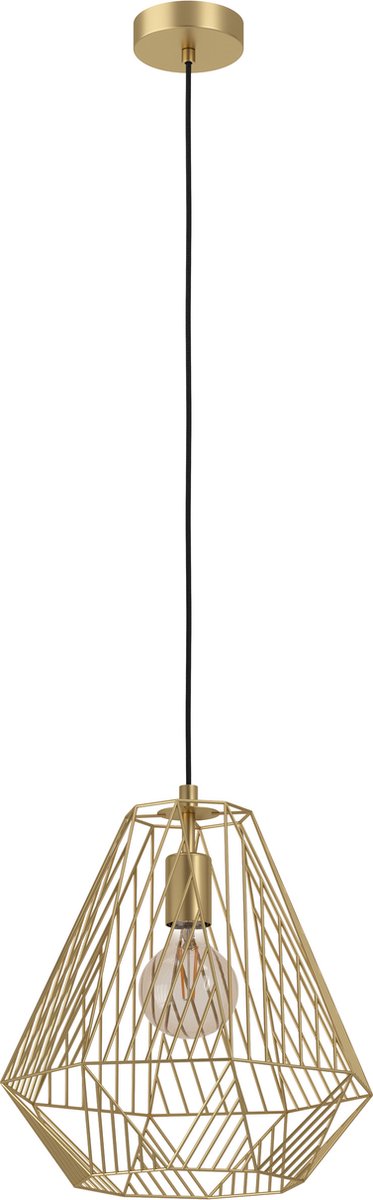 Lampe à suspension style Eglo - e27 - ø 33 cm - or