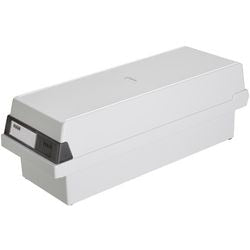 Abi bac à fiches a7 13,3x36x12,1 cm gris clair pour 1300 fiches