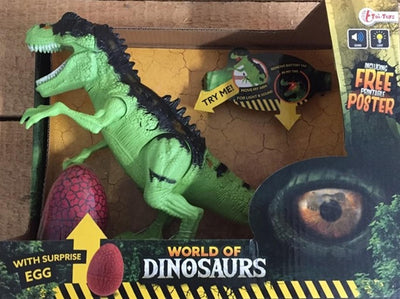 Monde des dinosaures du monde des dinosaures avec du sain et du vert d'oeuf