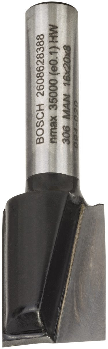 Bosch - fraises en bout 8 mm, d1 16 mm, l 20 mm, g 51 mm