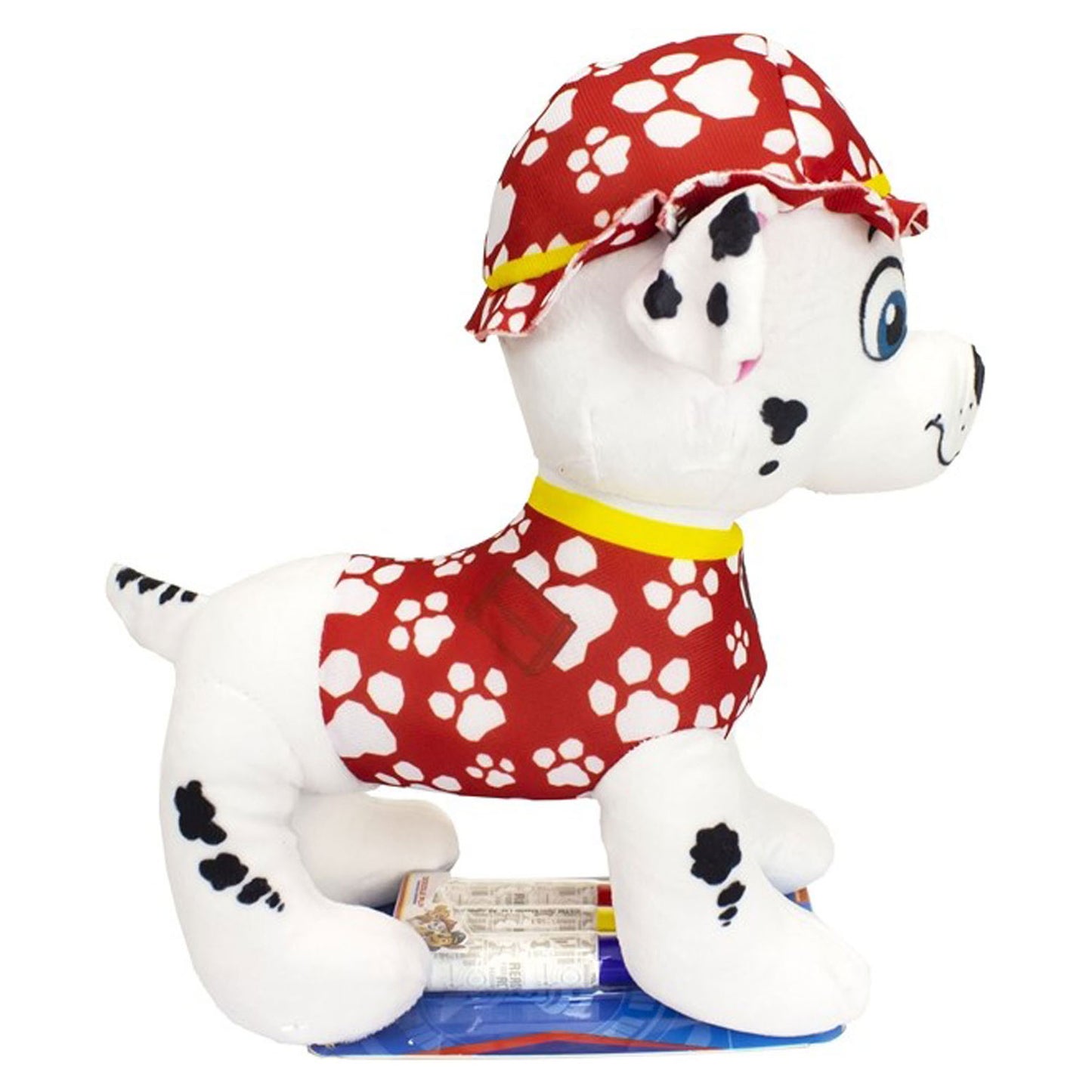 PAW Patrol Color Toy Cuddly avec marqueurs - Marshall