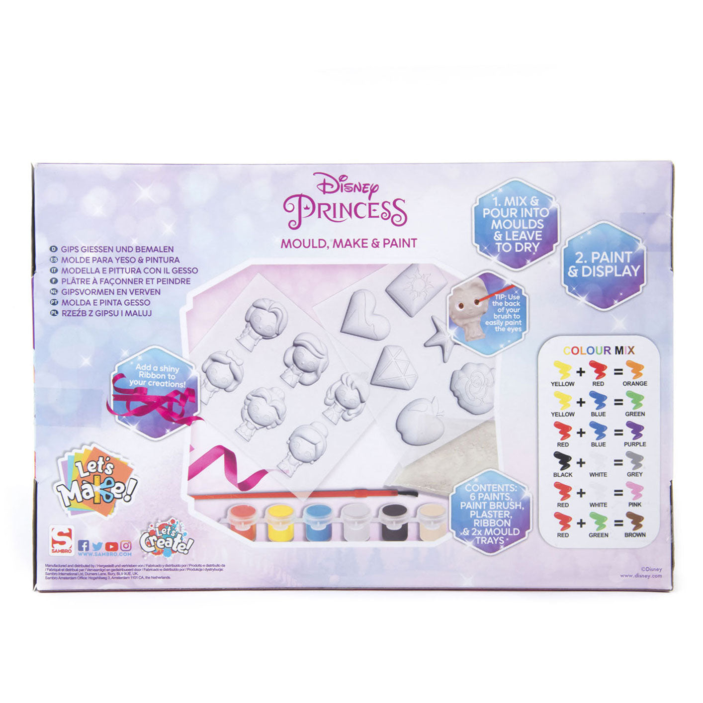 Girss peinture Disney Princess XL