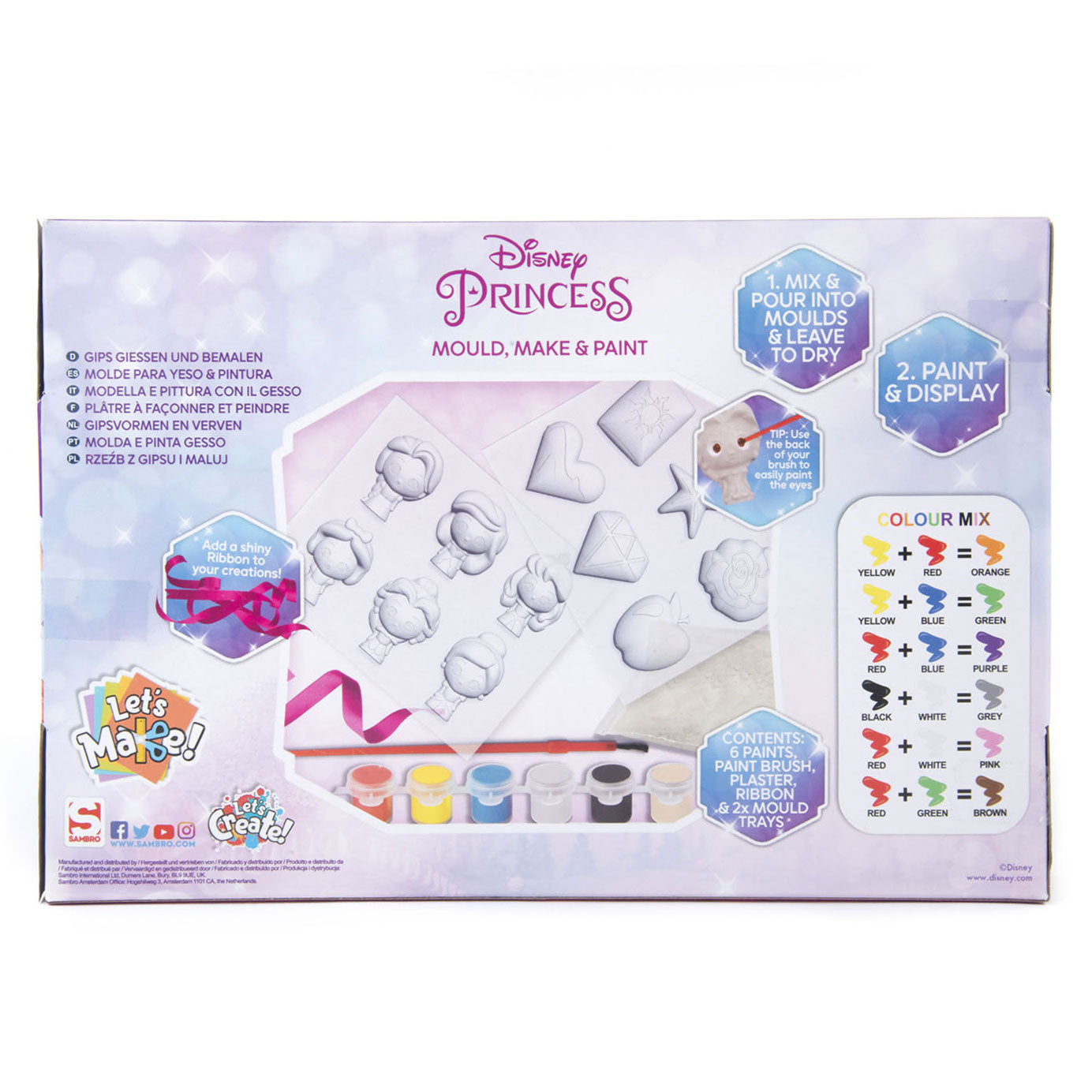Girss peinture Disney Princess XL