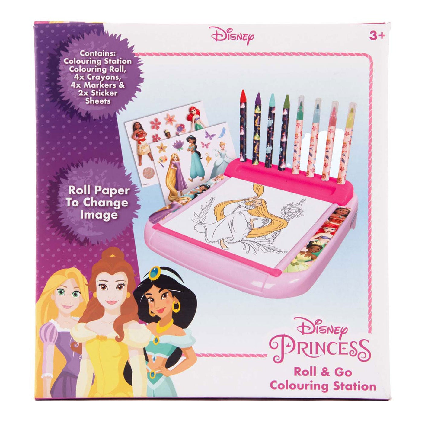 Carte de dessin Sambro Princess avec ensemble de couleurs de rouleau, 12dlg.