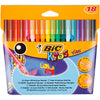 BIC Visa Bine Color Markers, épaisseur de ligne 1,6 mm, différentes couleurs, 18 pièces 1 boîte