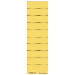 Bandes de cavalier leitz alpha jaune 100 pièces en carton