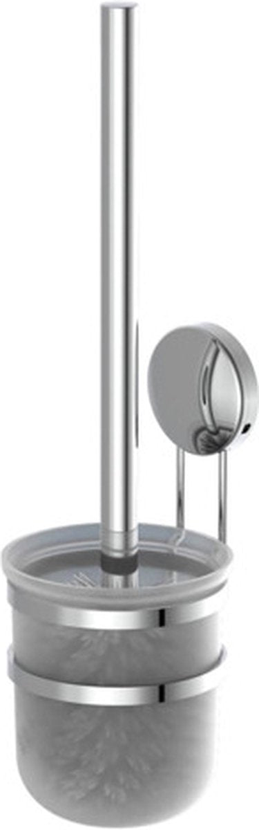 Porte-brosse de toilette Eisl 10x10x33,5 cm couleur chrome
