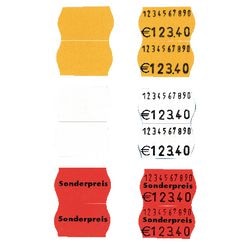 Etiquettes sato 2 lignes blanches 1.200 pièces