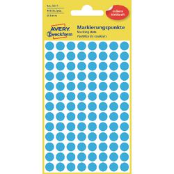 Points de marquage avery 3011 bleu 8mm