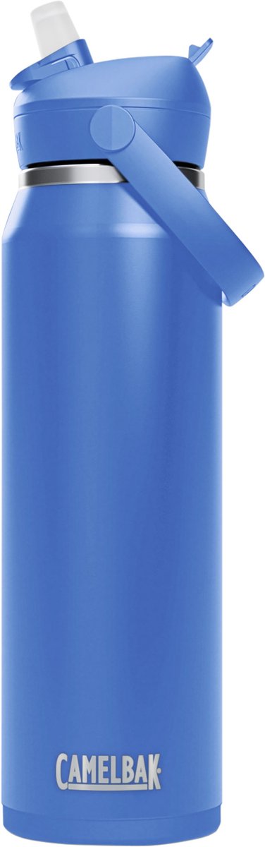 Camelbak thrive flip paille - isolée sous vide - gourde isolante en acier inoxydable - 1 l bleu (bleu ciel)