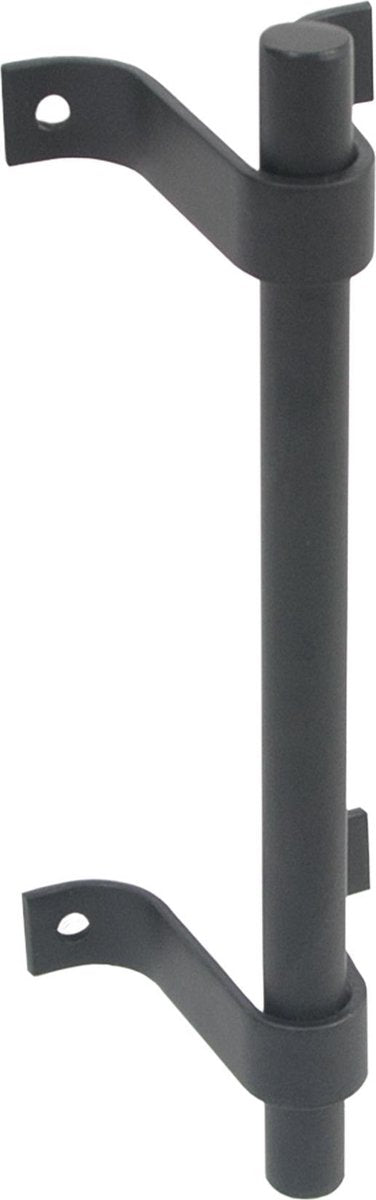 Starx poignée de porte rétro pour système de porte coulissante industrielle sur rails - noir mat