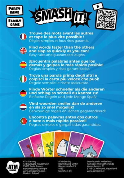 Asmodee écrase-le ! jeu de cartes (version nl)