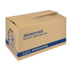 Carton de déménagement Tidypac 300 (l) x 580 (p) x 340 (h) mm marron 5 pièces