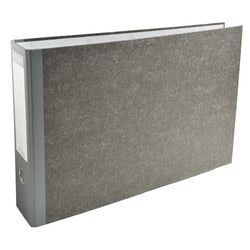 Ordner exacompta a3 80 mm carton vertical gris 2 anneaux 1 pièce