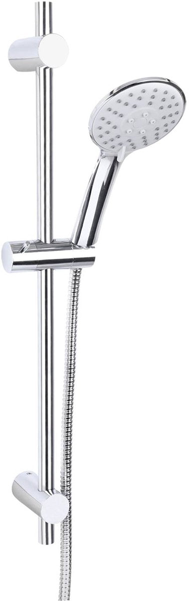 Differnz set de barre coulissante deluxe 54 cm avec douchette et flexible de douche chromé