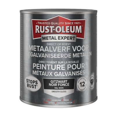 Rust-oleum 1071712 - peinture métal galv.metal-750mlral9005 | 1 pièce