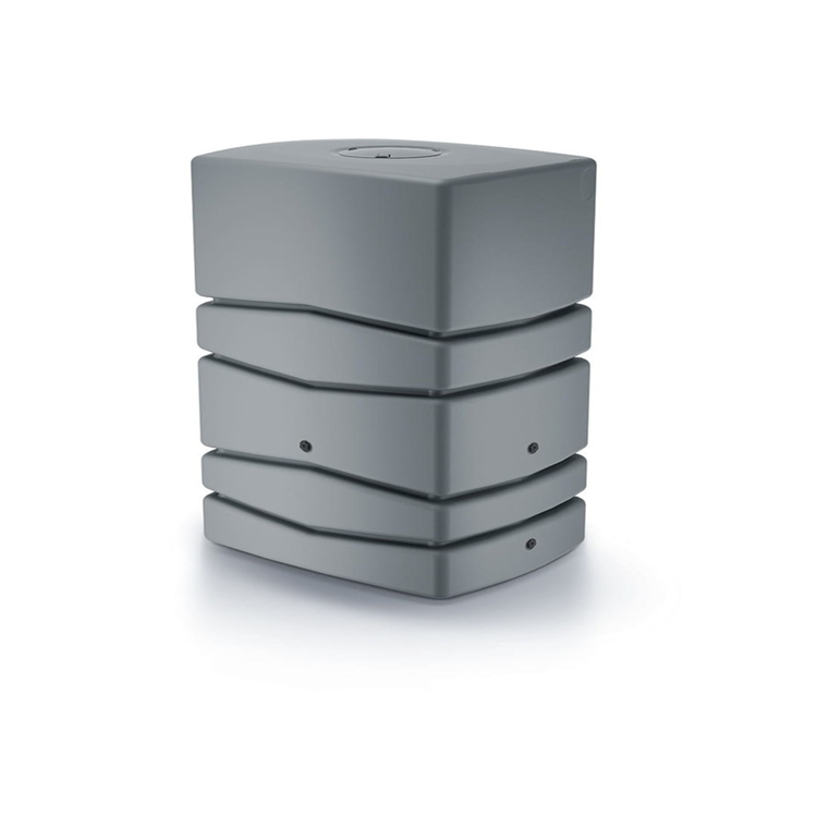 Prosperplast 1071716 - baril de pluie 450l aqua tower gris | 1 pièce