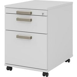 Caisson à tiroirs niceday ac20sg bois massif 428x580x590mm gris clair