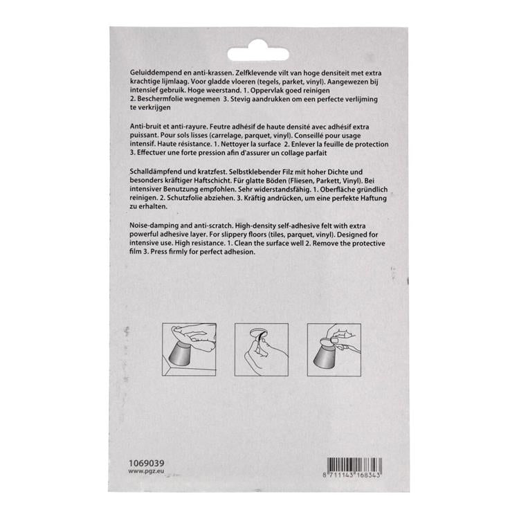 Mack 1069039 - super feutre autocollant blanc 112 x 150 mm 2 pcs | 12 pièces