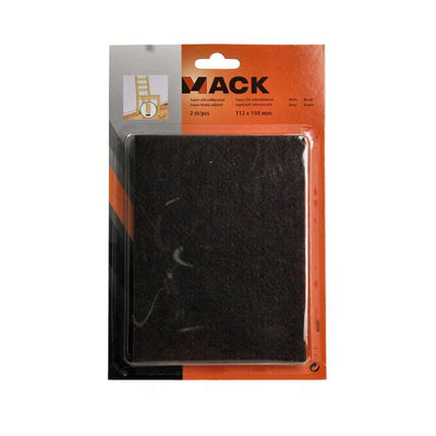 Mack 1069040 - super-feutre autocollant marron 112 x 150 mm 2 pcs | 12 pièces