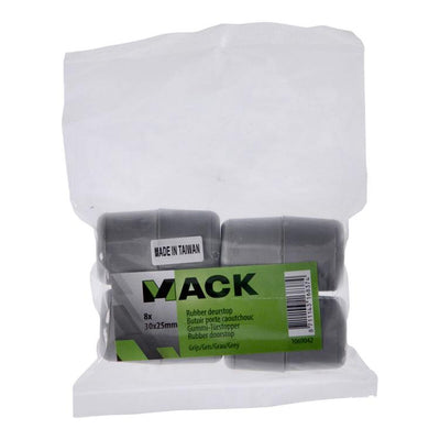 Mack 1069042 - butée de porte en caoutchouc gris 30 x 25 mm 8 pcs | 6 pièces