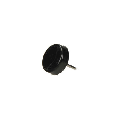 Mack 1066768 - clou planeur de chaise plastique noir ø 19 mm 12 pcs | 6 pièces